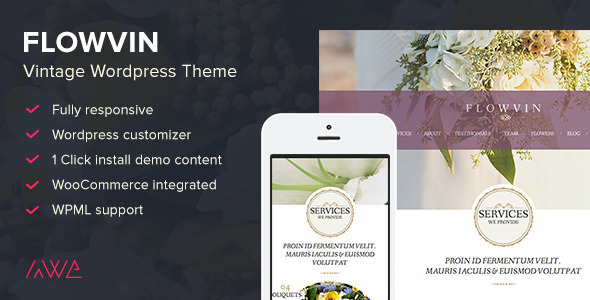 FlowVin Preview Wordpress Theme - Rating, Reviews, Preview, Demo & Download
