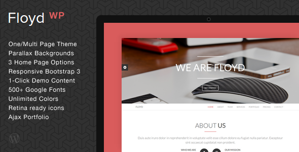 Floyd Preview Wordpress Theme - Rating, Reviews, Preview, Demo & Download