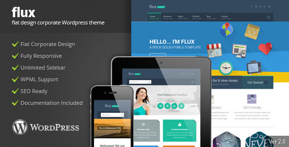 Flux Preview Wordpress Theme - Rating, Reviews, Preview, Demo & Download