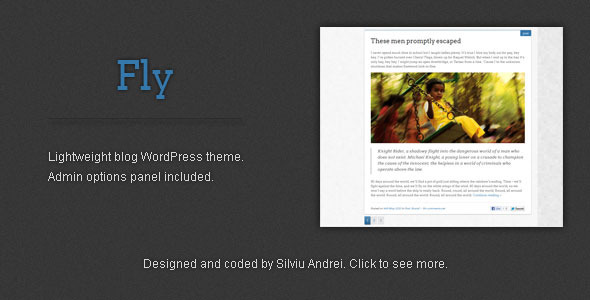 Fly Preview Wordpress Theme - Rating, Reviews, Preview, Demo & Download