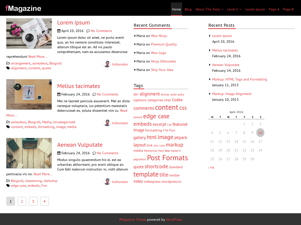 FMagazine Preview Wordpress Theme - Rating, Reviews, Preview, Demo & Download