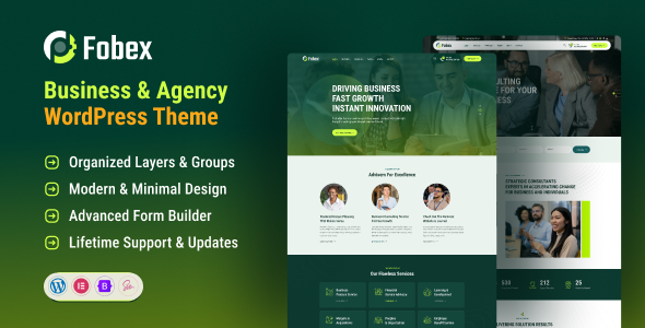 Fobex Preview Wordpress Theme - Rating, Reviews, Preview, Demo & Download