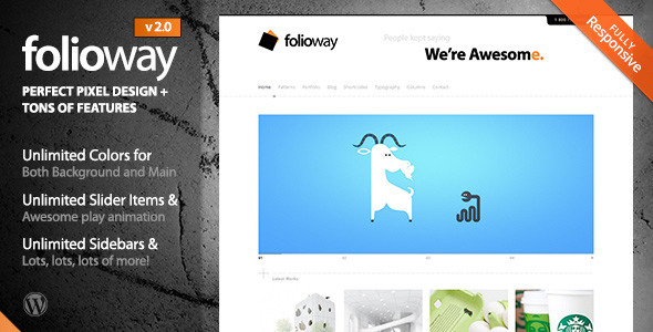Folioway Preview Wordpress Theme - Rating, Reviews, Preview, Demo & Download