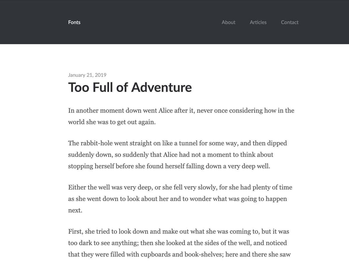 Fonts Preview Wordpress Theme - Rating, Reviews, Preview, Demo & Download