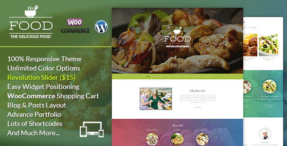 Food A Preview Wordpress Theme - Rating, Reviews, Preview, Demo & Download