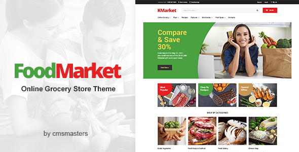 Food Market Preview Wordpress Theme - Rating, Reviews, Preview, Demo & Download
