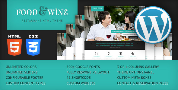 Food Preview Wordpress Theme - Rating, Reviews, Preview, Demo & Download