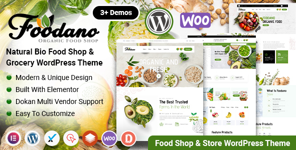 Foodano Preview Wordpress Theme - Rating, Reviews, Preview, Demo & Download