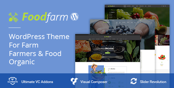 FoodFarm Preview Wordpress Theme - Rating, Reviews, Preview, Demo & Download