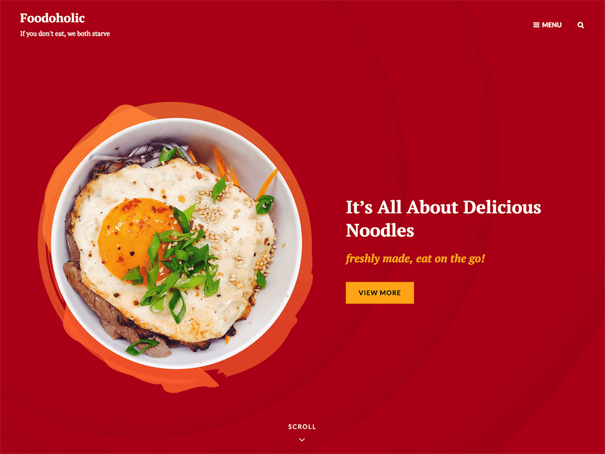 Foodoholic Preview Wordpress Theme - Rating, Reviews, Preview, Demo & Download