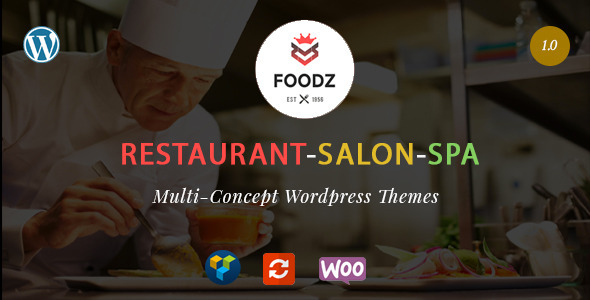Foodz Preview Wordpress Theme - Rating, Reviews, Preview, Demo & Download