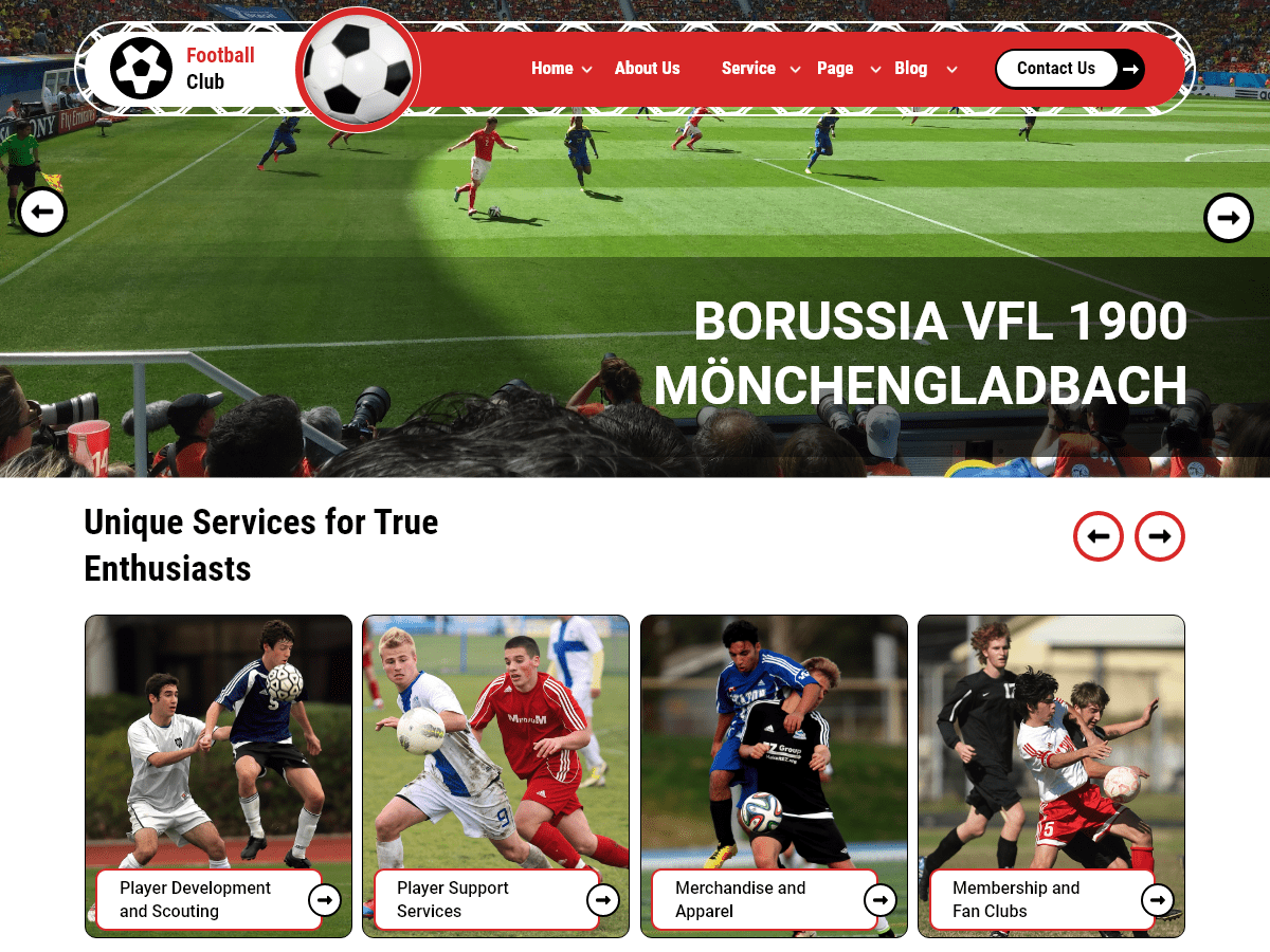Football Academy Preview Wordpress Theme - Rating, Reviews, Preview, Demo & Download
