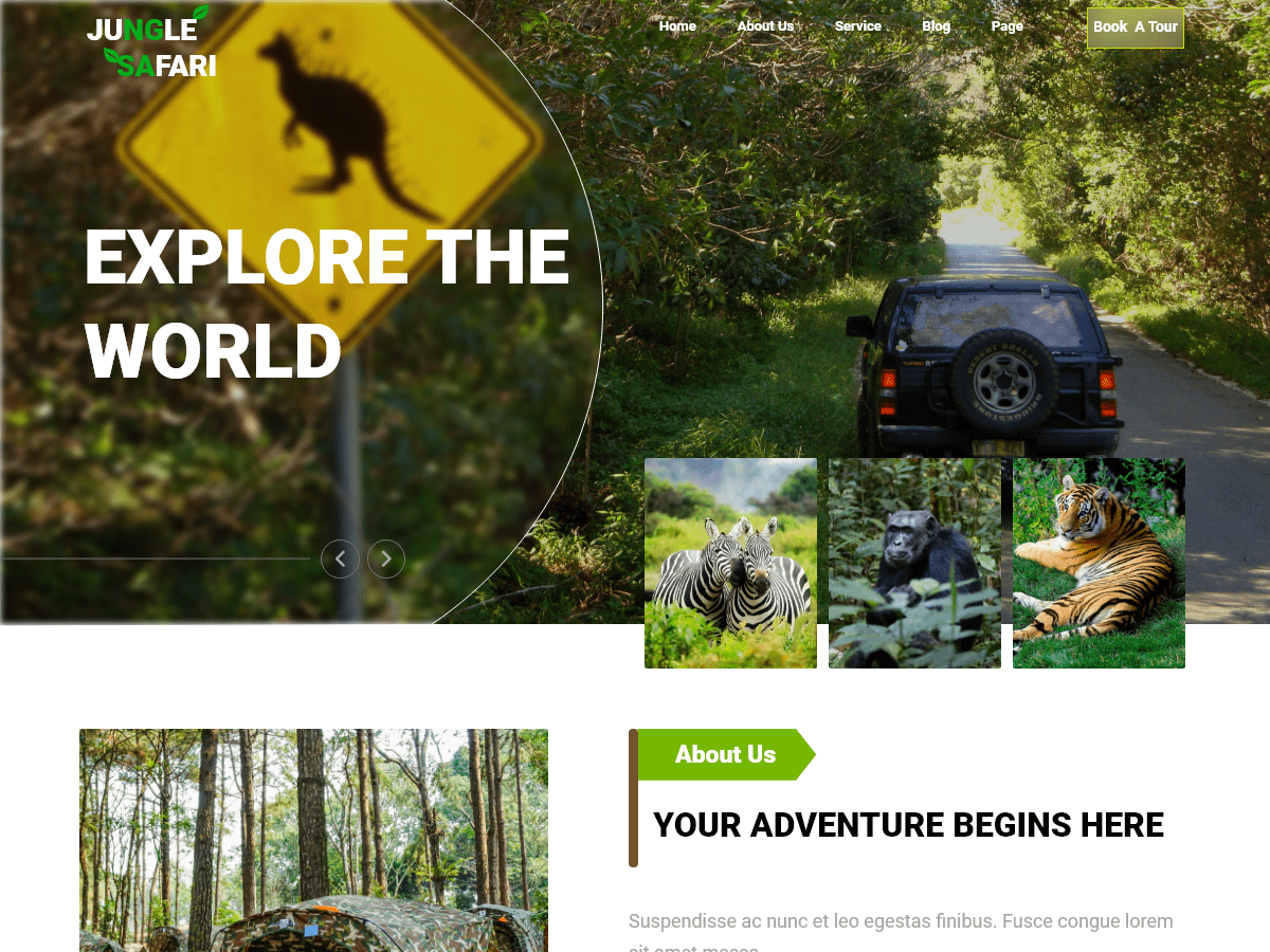 Forest Adventure Preview Wordpress Theme - Rating, Reviews, Preview, Demo & Download