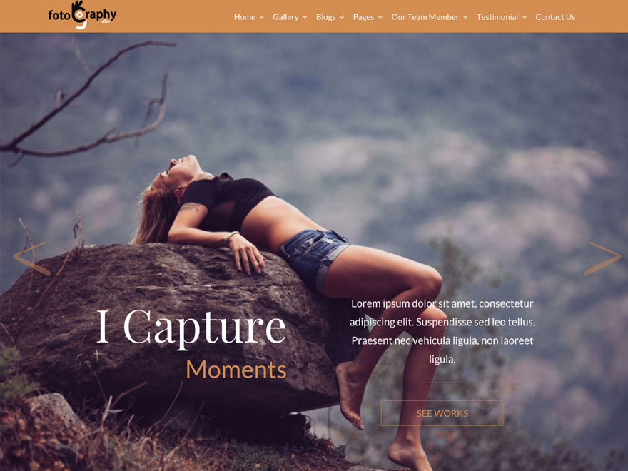 FotoGraphy Preview Wordpress Theme - Rating, Reviews, Preview, Demo & Download