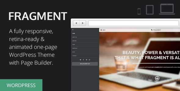 Fragment Preview Wordpress Theme - Rating, Reviews, Preview, Demo & Download