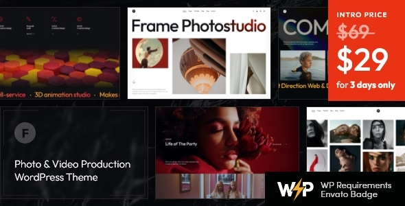 Frame Preview Wordpress Theme - Rating, Reviews, Preview, Demo & Download