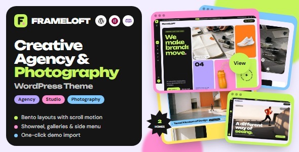 Frameloft Preview Wordpress Theme - Rating, Reviews, Preview, Demo & Download
