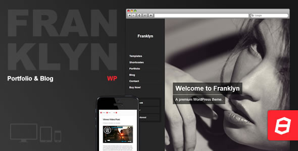 Franklyn Preview Wordpress Theme - Rating, Reviews, Preview, Demo & Download