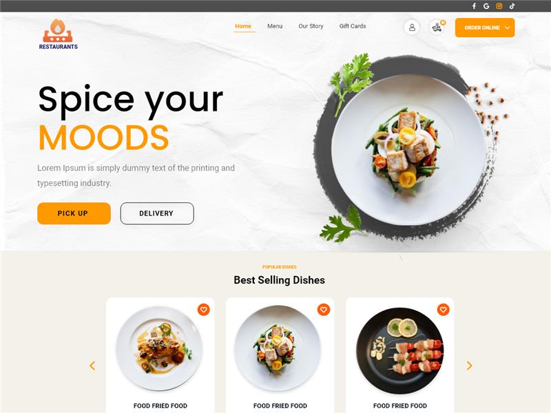 Fresh Food Preview Wordpress Theme - Rating, Reviews, Preview, Demo & Download