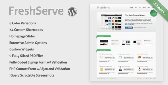 FreshServe Preview Wordpress Theme - Rating, Reviews, Preview, Demo & Download