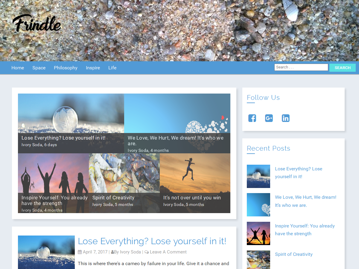 Frindle Preview Wordpress Theme - Rating, Reviews, Preview, Demo & Download