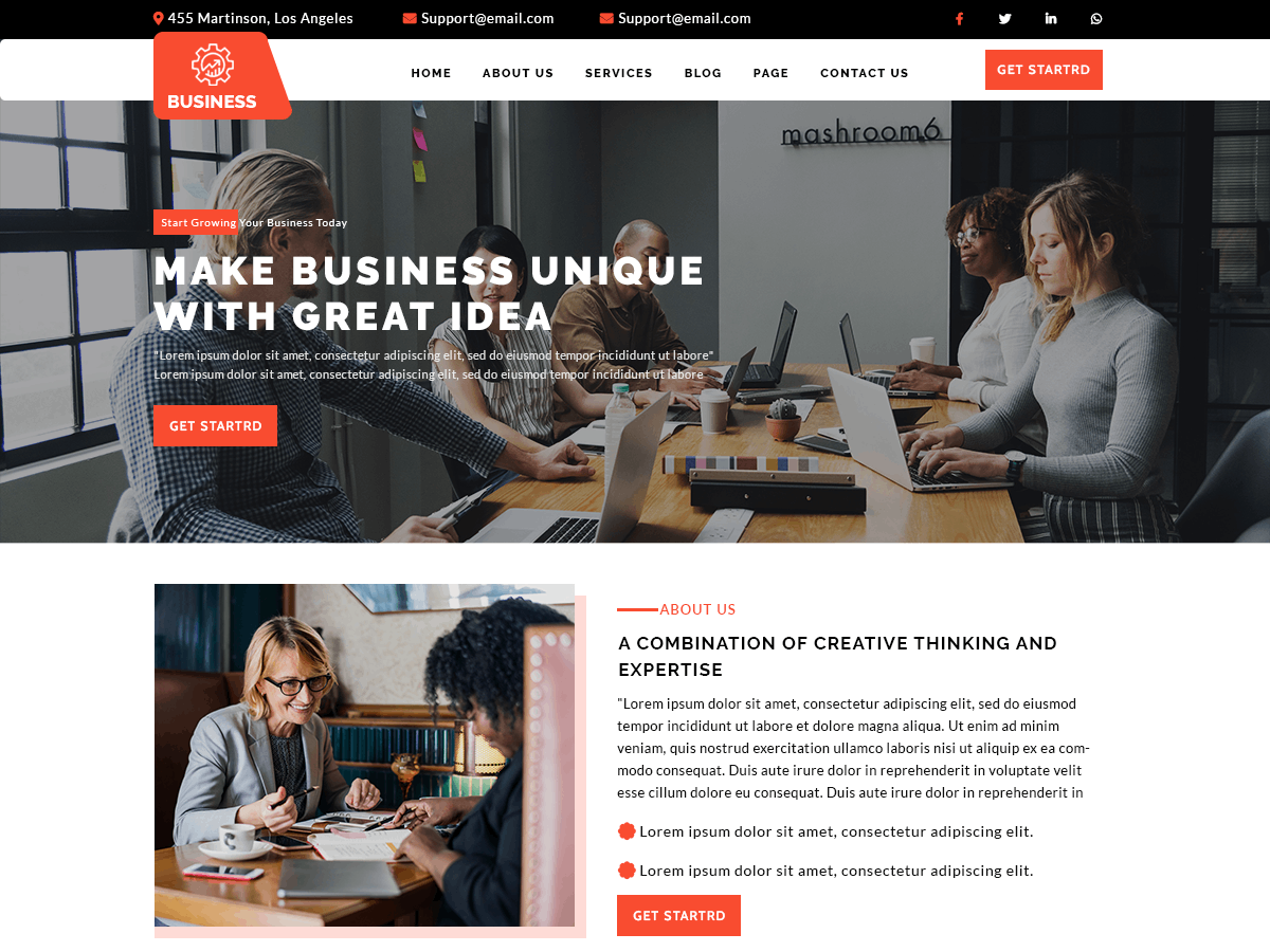 FSE Business Preview Wordpress Theme - Rating, Reviews, Preview, Demo & Download
