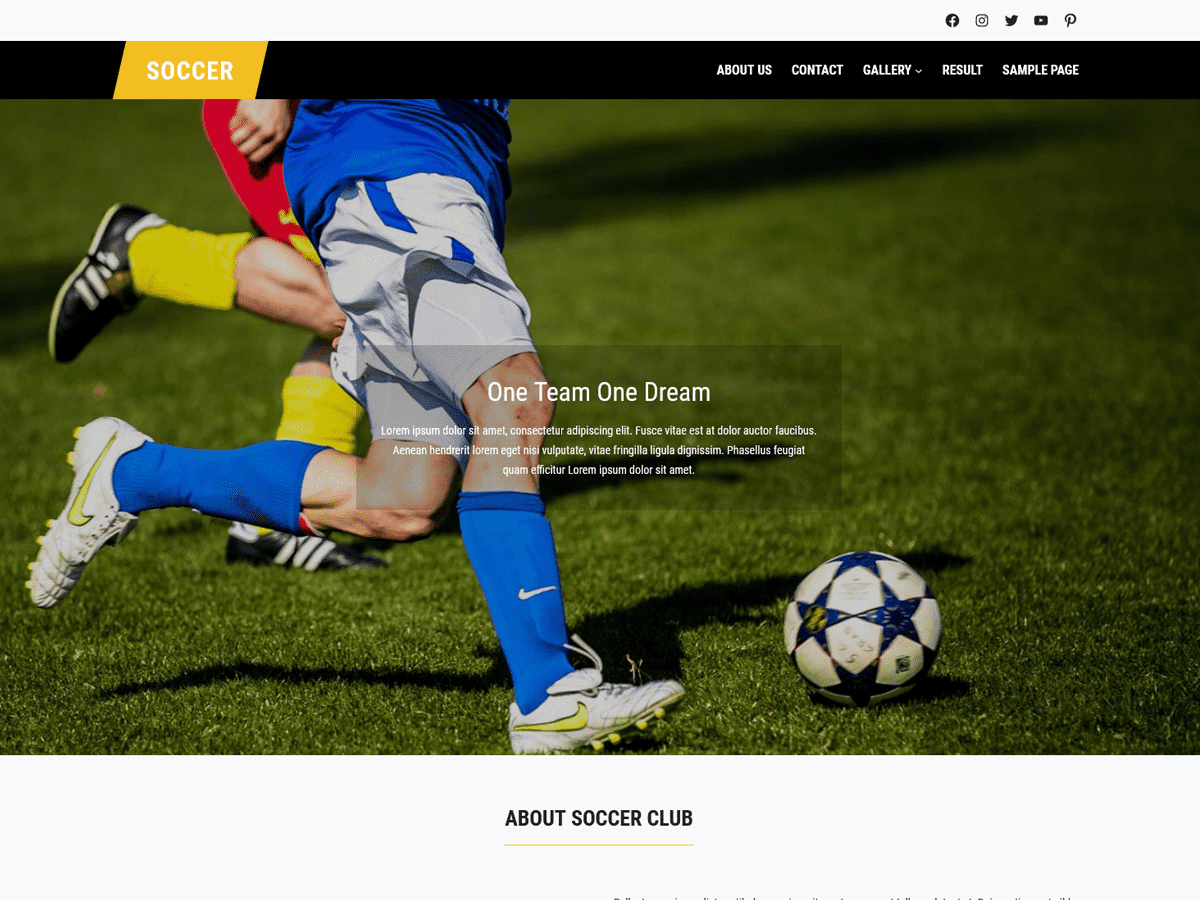 FSE Soccer Preview Wordpress Theme - Rating, Reviews, Preview, Demo & Download