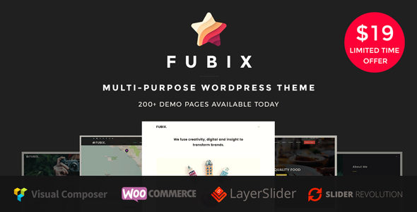 Fubix Preview Wordpress Theme - Rating, Reviews, Preview, Demo & Download