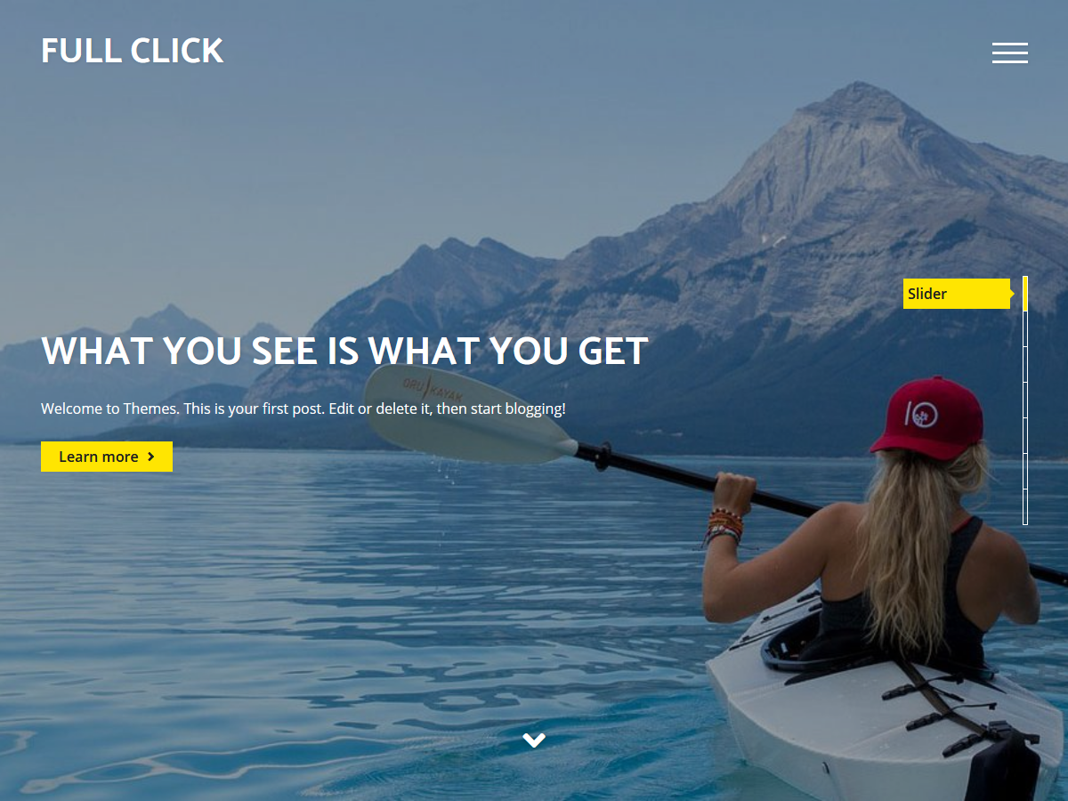 Full Click Preview Wordpress Theme - Rating, Reviews, Preview, Demo & Download