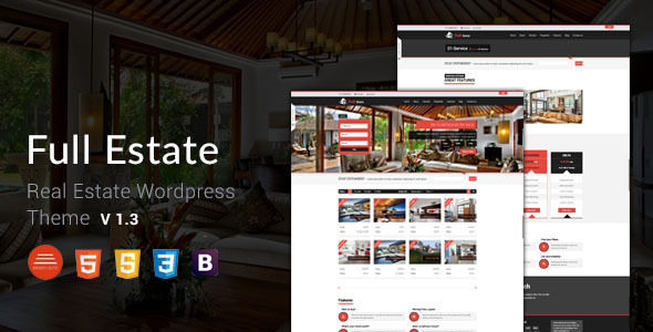 Full Estate Preview Wordpress Theme - Rating, Reviews, Preview, Demo & Download