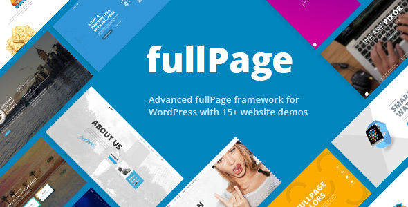 FullPage Preview Wordpress Theme - Rating, Reviews, Preview, Demo & Download