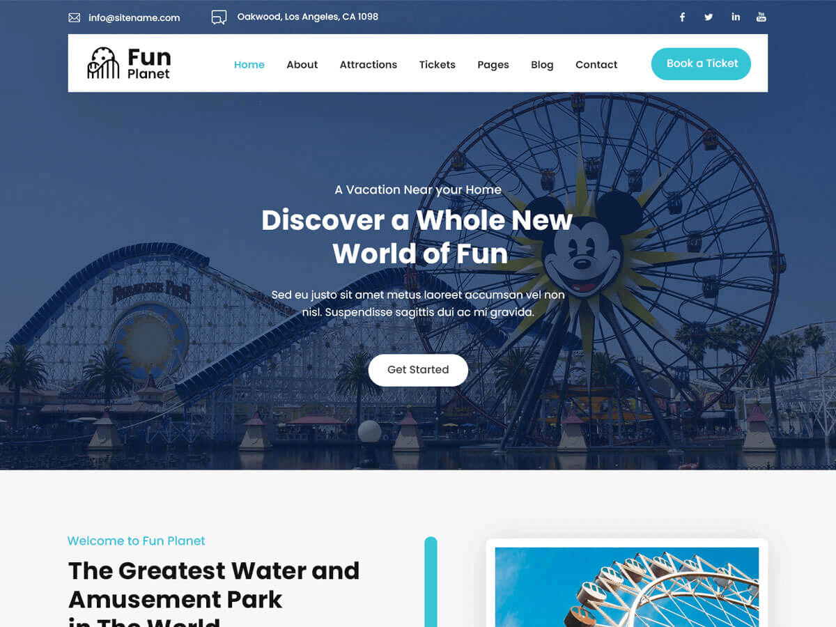 Fun Planet Preview Wordpress Theme - Rating, Reviews, Preview, Demo & Download