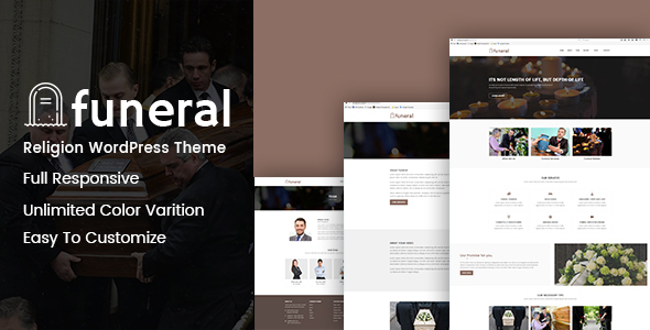 Funeral Preview Wordpress Theme - Rating, Reviews, Preview, Demo & Download