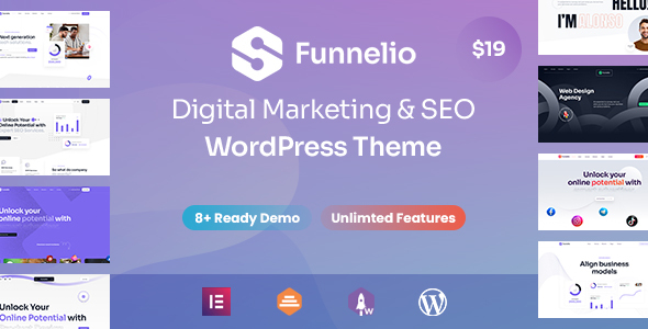 Funnelio Preview Wordpress Theme - Rating, Reviews, Preview, Demo & Download