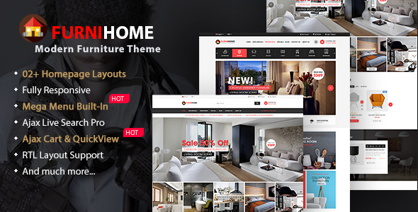 FurniHome Preview Wordpress Theme - Rating, Reviews, Preview, Demo & Download