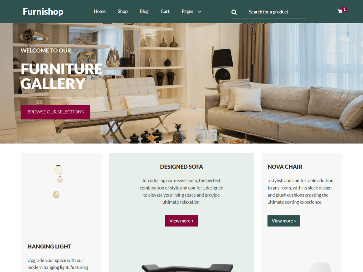 Furnishop Preview Wordpress Theme - Rating, Reviews, Preview, Demo & Download
