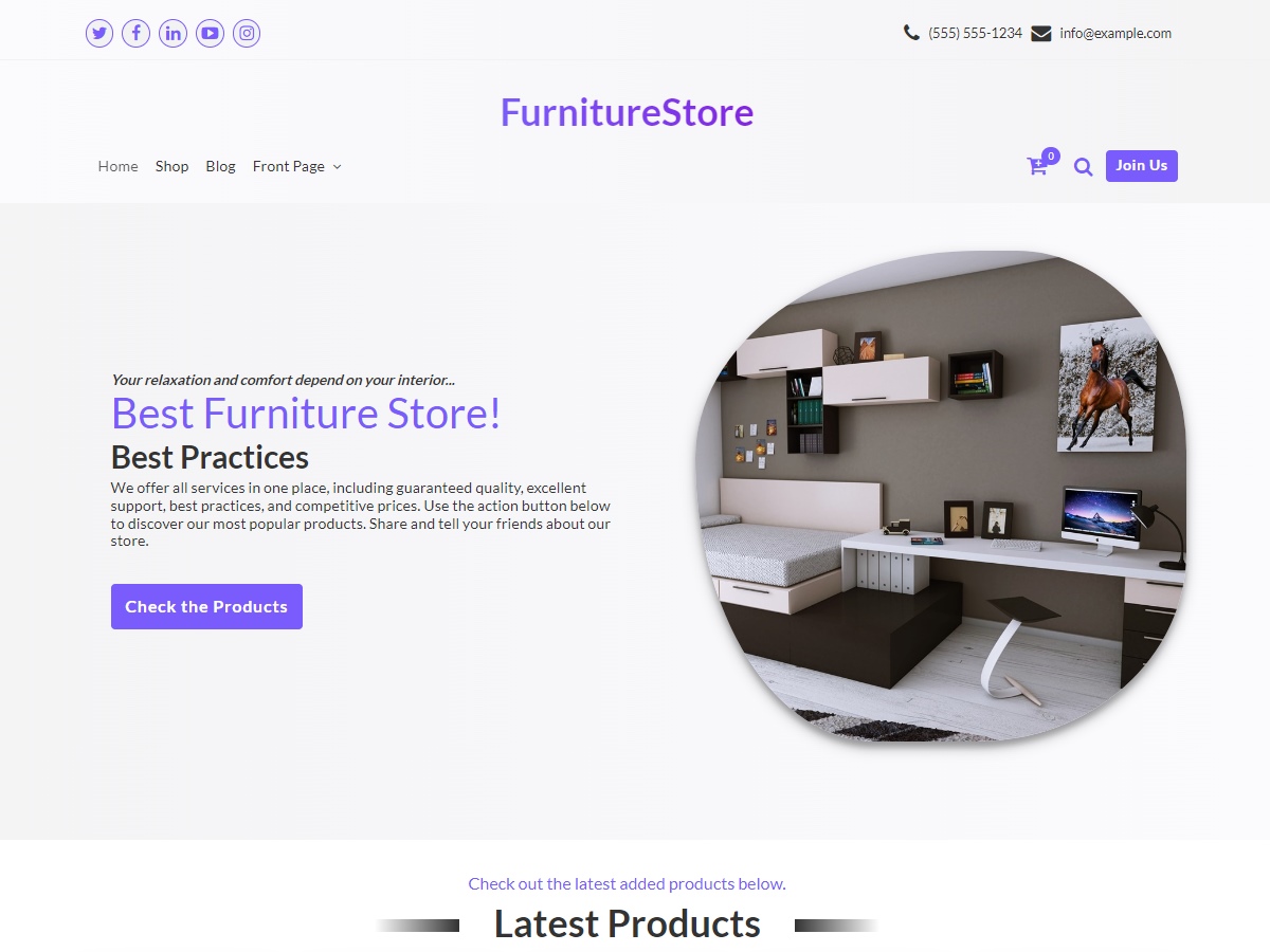 Furniture Store Preview Wordpress Theme - Rating, Reviews, Preview, Demo & Download