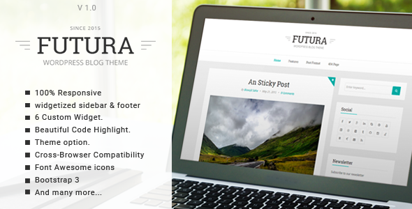 Futura Preview Wordpress Theme - Rating, Reviews, Preview, Demo & Download