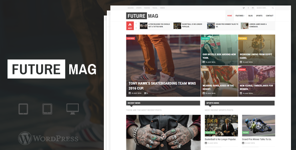 FutureMag Preview Wordpress Theme - Rating, Reviews, Preview, Demo & Download