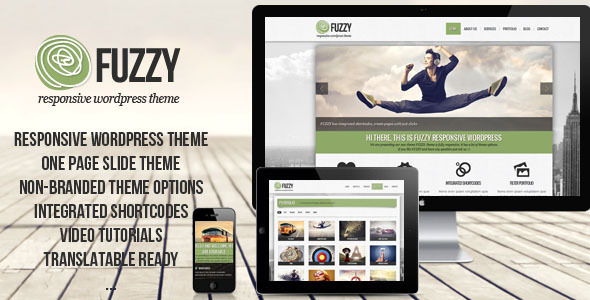 FUZZY Preview Wordpress Theme - Rating, Reviews, Preview, Demo & Download