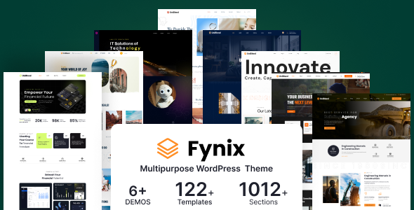 Fynix Preview Wordpress Theme - Rating, Reviews, Preview, Demo & Download