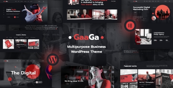 Gaaga Preview Wordpress Theme - Rating, Reviews, Preview, Demo & Download
