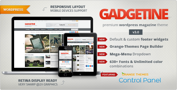 Gadgetine Wordpress Preview Wordpress Theme - Rating, Reviews, Preview, Demo & Download