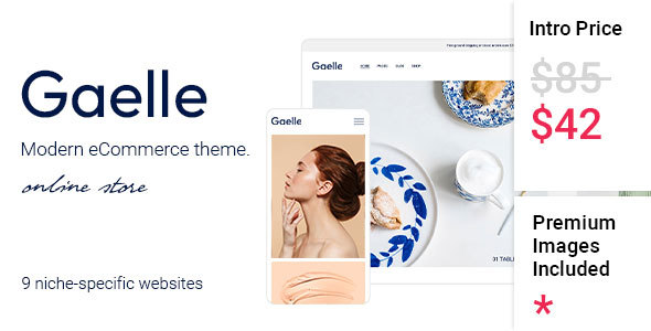 Gaelle Preview Wordpress Theme - Rating, Reviews, Preview, Demo & Download