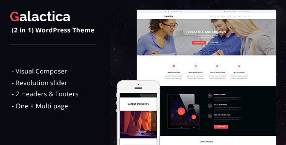Galactica Preview Wordpress Theme - Rating, Reviews, Preview, Demo & Download