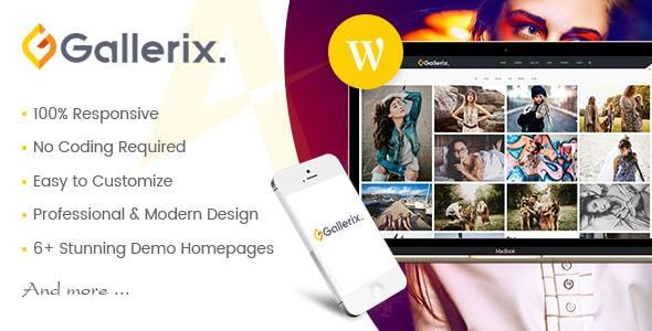 Gallerix Preview Wordpress Theme - Rating, Reviews, Preview, Demo & Download