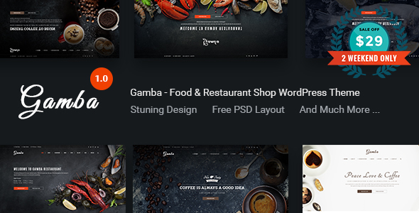Gamba Preview Wordpress Theme - Rating, Reviews, Preview, Demo & Download