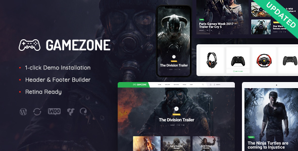 Gamezone Preview Wordpress Theme - Rating, Reviews, Preview, Demo & Download