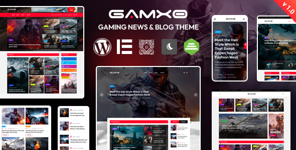 Gamxo Preview Wordpress Theme - Rating, Reviews, Preview, Demo & Download