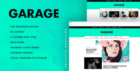 Garage Creative Preview Wordpress Theme - Rating, Reviews, Preview, Demo & Download